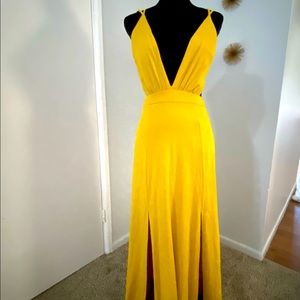 Mustard dress